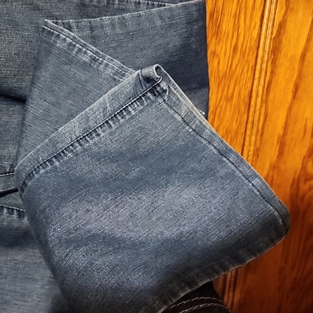 Versace Blue Straight Leg Jeans - Picture 6 of 15